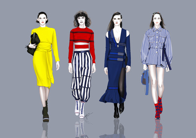 時尚電繪 服裝設計效果圖繪制步驟分享